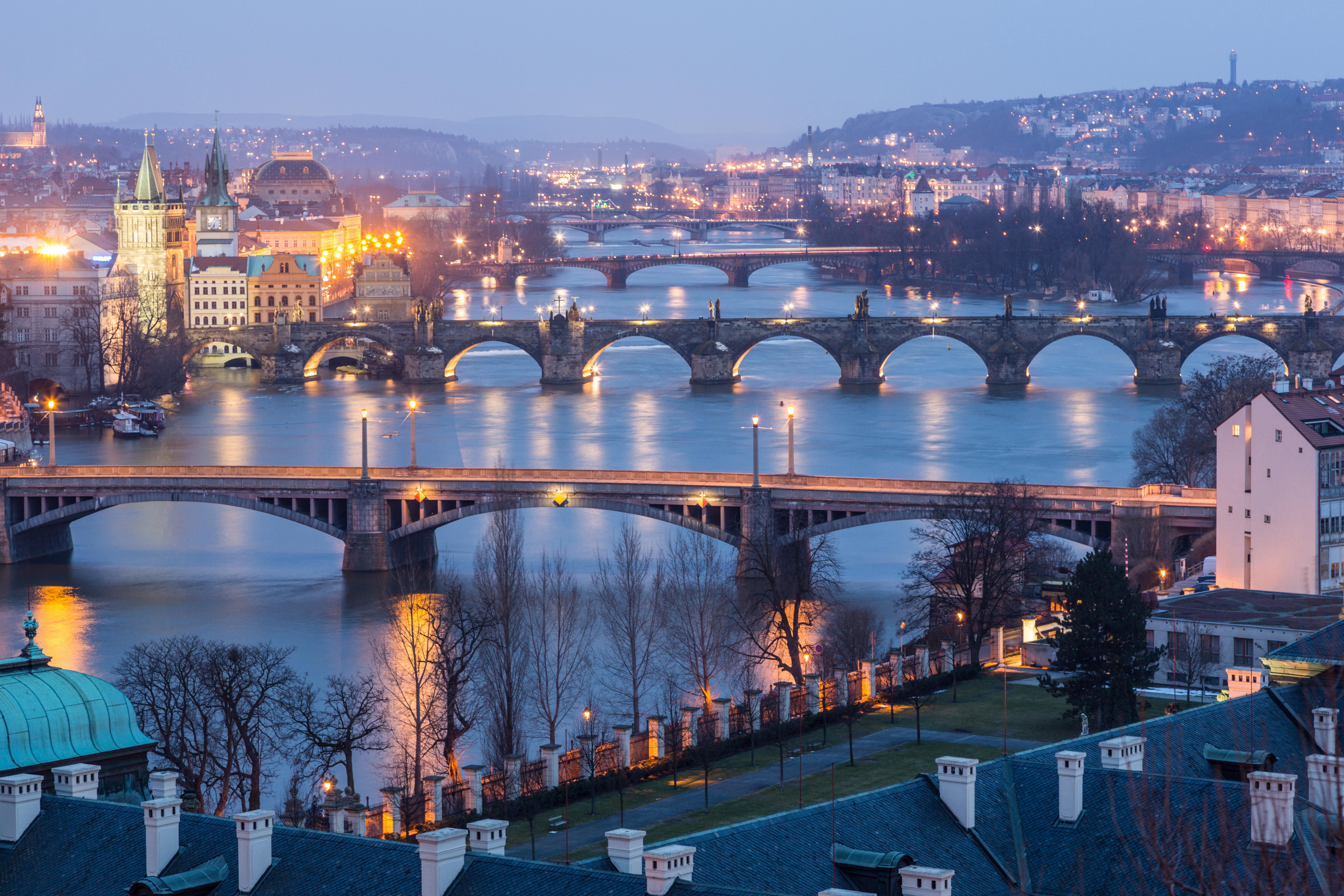 Мосты в Чехии, где ПМЖ могут получить россияне, украинцы и белорусы