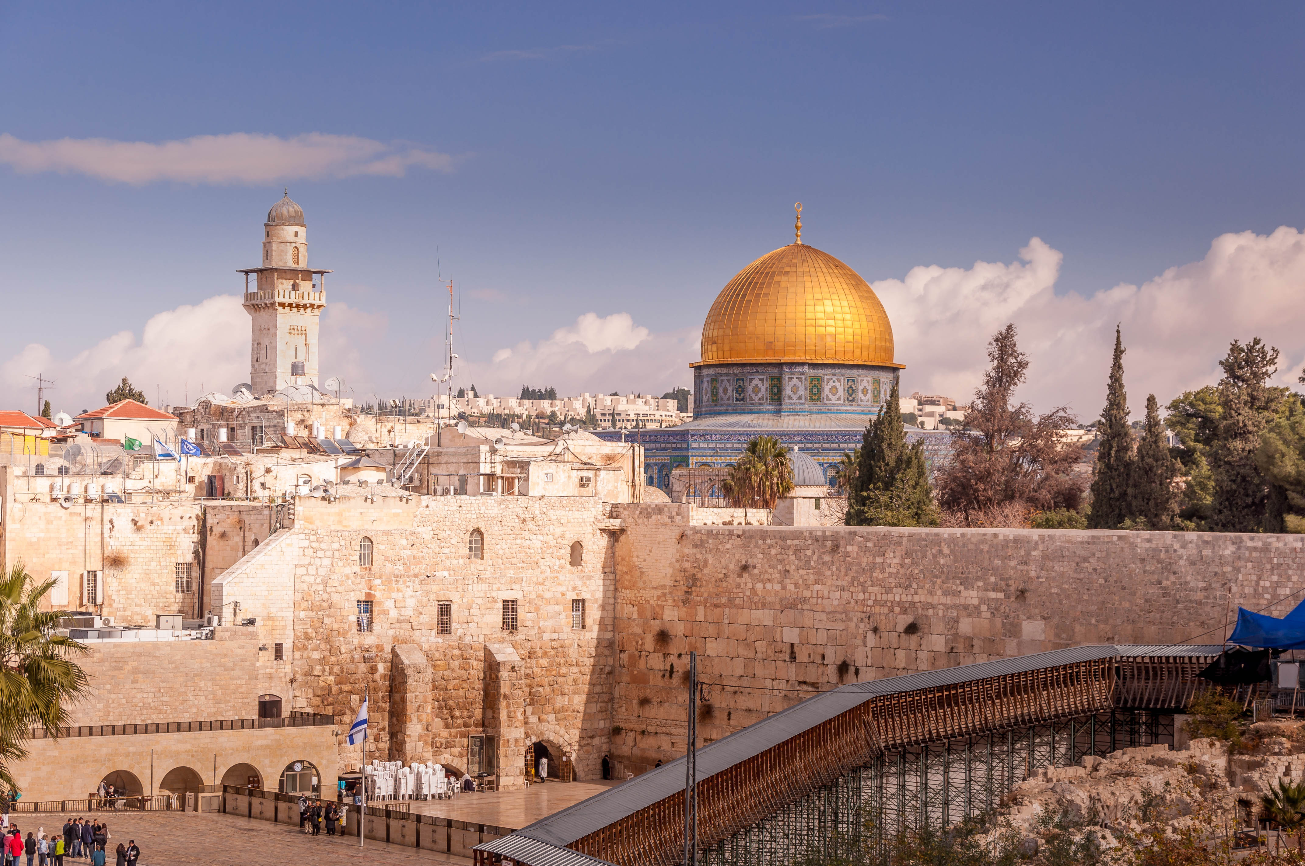 Красивый вид на Иерусалим, столицу Израиля, где ПМЖ могут получить россияне, украинцы и белорусы