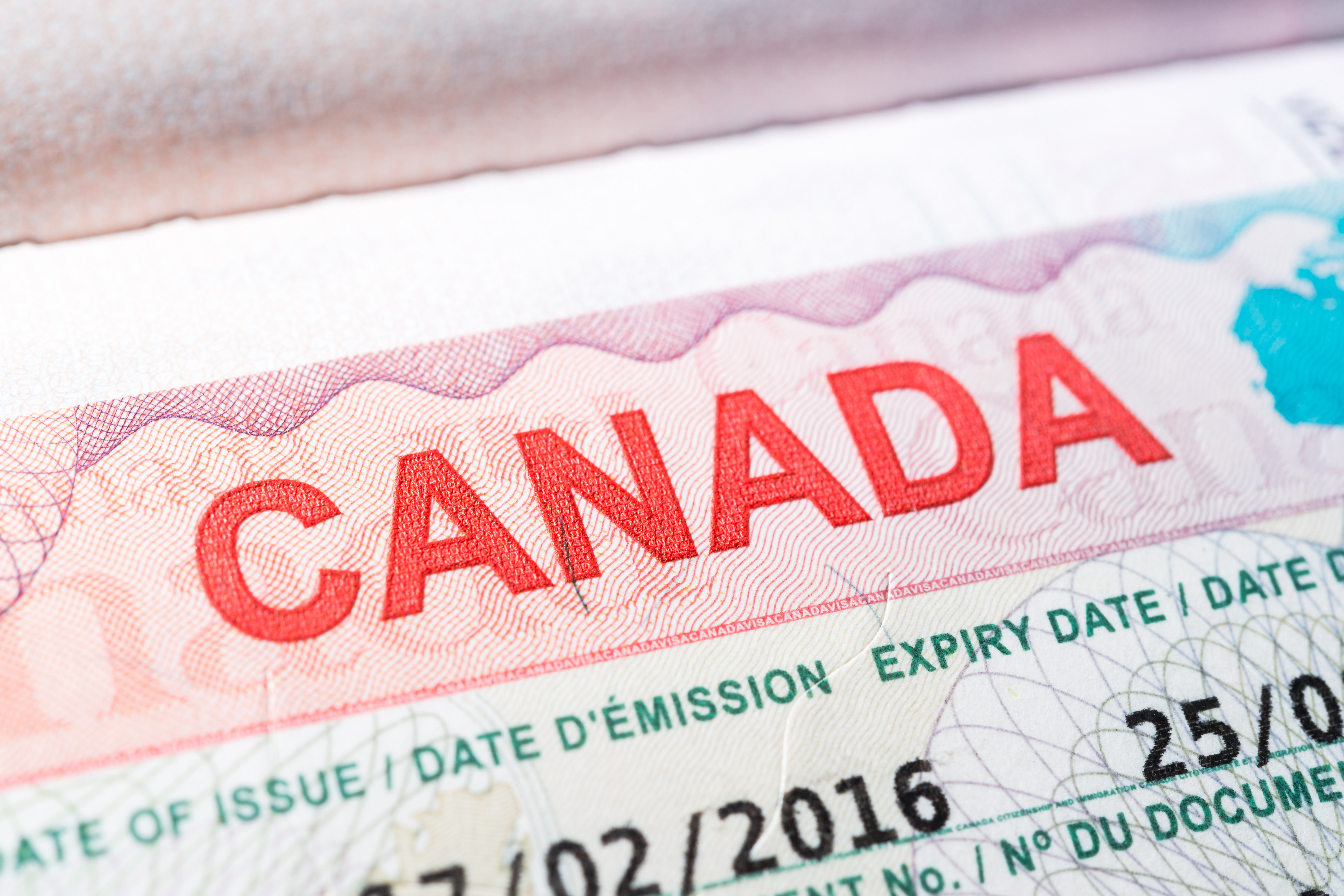 Получение визы в Канаду для россиян