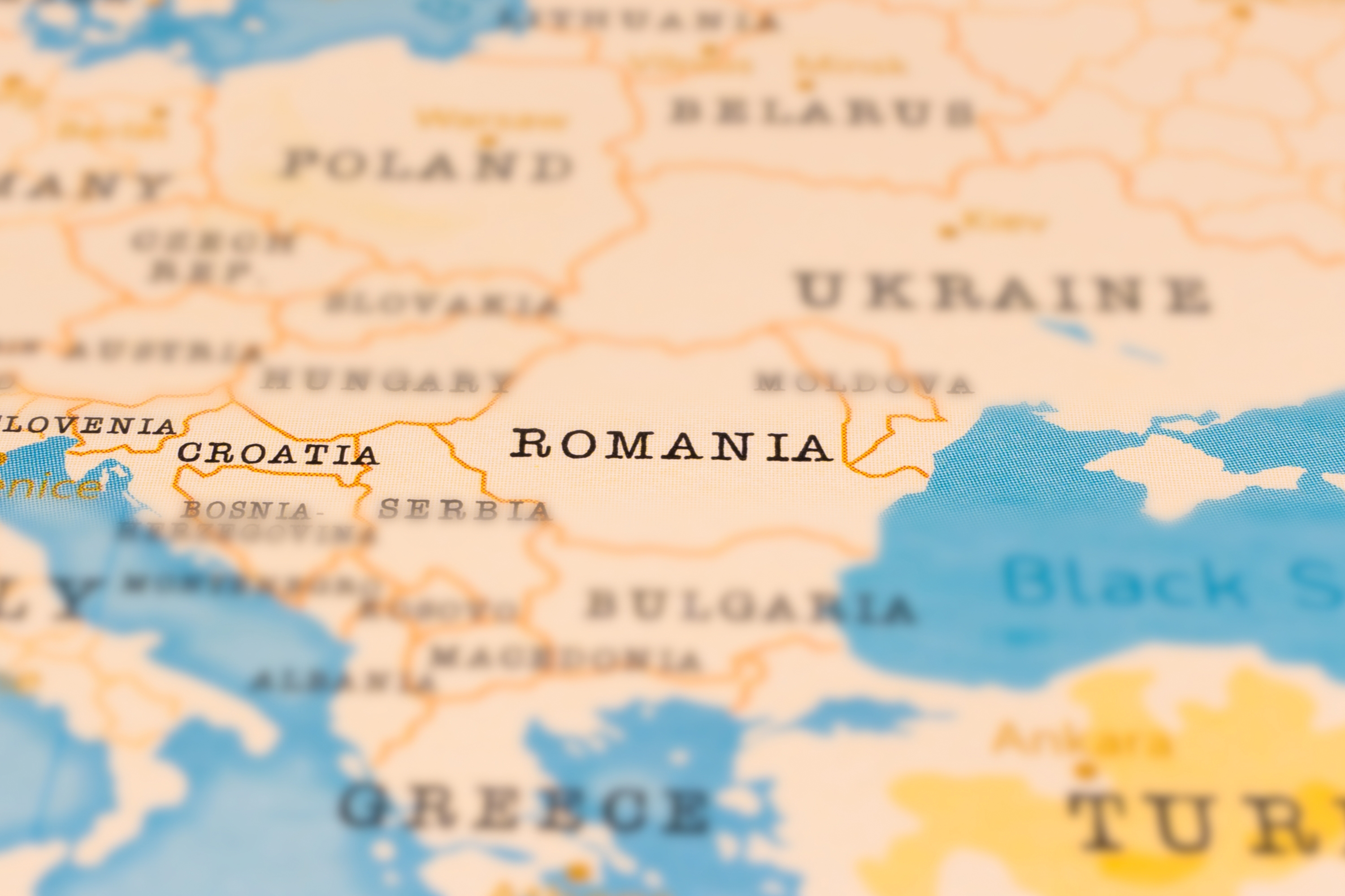 Территория Румынии